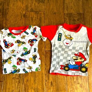4T Mario Kart Pajama Tops